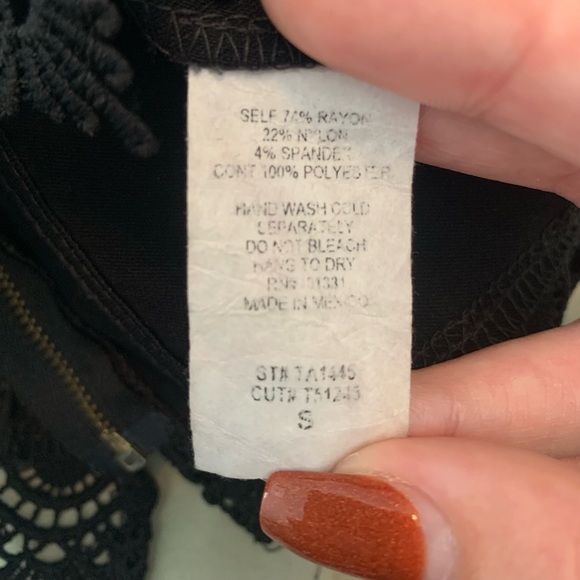 Charlotte Russe Black crop top, size S - Picture 5 of 5